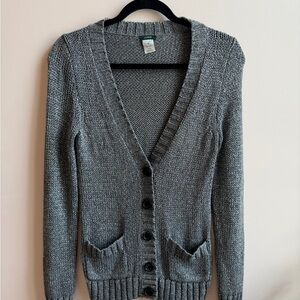 J. Crew Gray Women's Cardigan Sweater